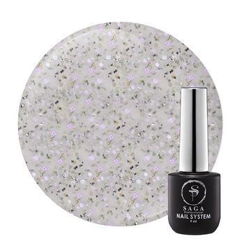 Купить Топ без липкого слоя SAGA Professional Crush Top №09 (9 мл, прозрачный с блестками) , цена 200 грн, фото 1