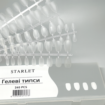 Купити Тіпси гелеві Rapid Forms від Starlet Professional, асорті форм, 240 шт. , ціна 155 грн, фото 1