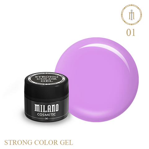 Купити Гель фарба  Milano  Strong Color Gel 01 , ціна 110 грн, фото 1