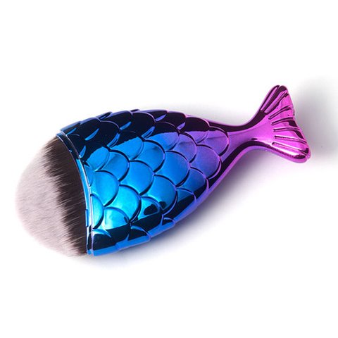 Купити Пензель «Рибка» для макіяжу / видалення пилу , ціна 78 грн в магазині Qrasa.ua