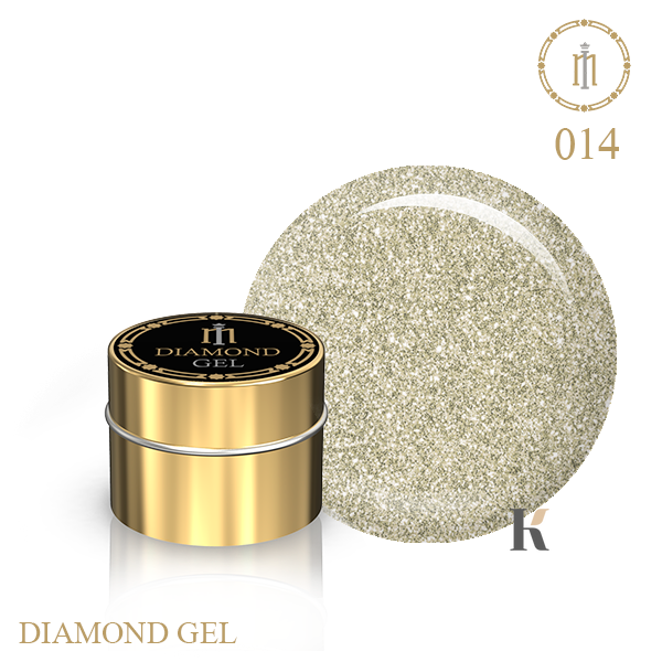 Купити Гель з гліттером Milano Diamond Gel № 14 , ціна 100 грн, фото 1