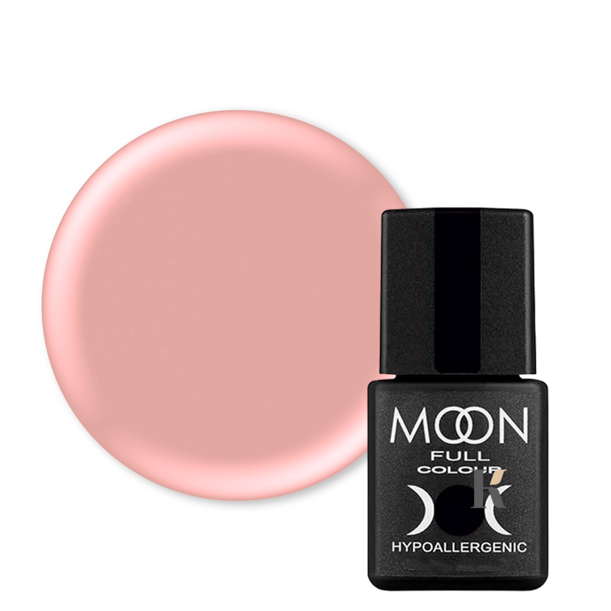 Гель лак Moon Full Air Nude №05 (бежево-рожевий ), Air Nude, 8 мл, Емаль