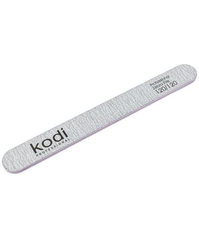 Купить №134 Пилка для ногтей Kodi прямая "120/120 (цвет: светло-серый, размер: 178/19/4) , цена 25 грн, фото 1