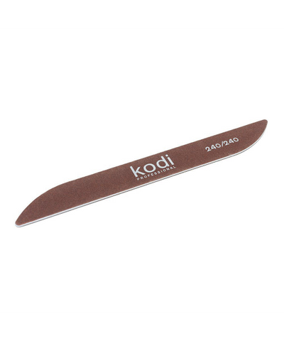 Купить Пилка для ногтей Kodi "Бумеранг" 240/240 (цвет:коричневый, размер: 178/20/2) , цена 21 грн, фото 1