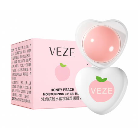 Бальзам для губ увлажняющий с персиком Veze Honey Peach Moisturizing Lip Balm, 5.8 г