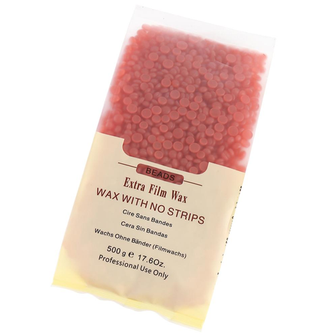 Купити Гарячий віск для депіляції у гранулах Extra Film Wax (500 г, рожевий) , ціна 252 грн, фото 1