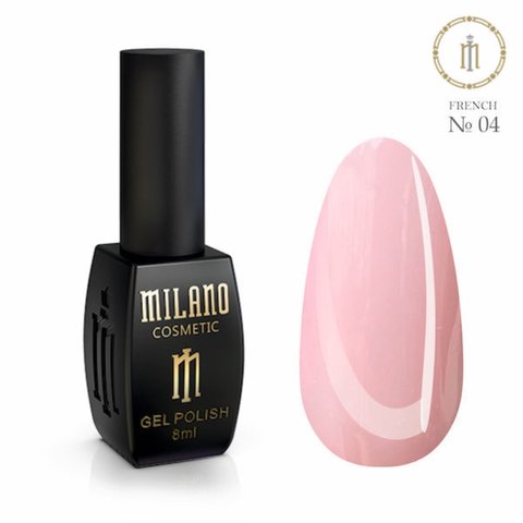 Купити Гель лак Milano Cosmetic FRENCH 8 ML №04 8 мл , ціна 135 грн, фото 1