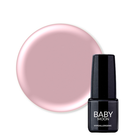 Гель-лак BABY Moon Lilac Train №021 блідий пурпурово-рожевий, Baby Moon, 6 мл, Емаль