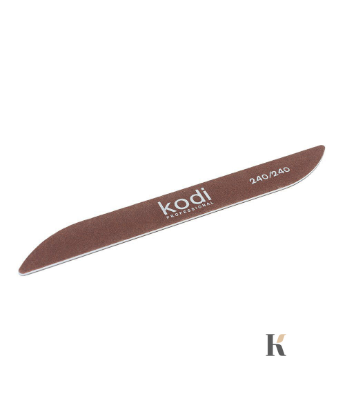 Купити Пилка для нігтів Kodi "Бумеранг" 240/240 (колір: коричневий, розмір: 178/20/2) , ціна 21 грн, фото 1