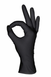 Перчатки нитриловые Mediok «S» (100 штук, неопудренные, нестерильные, черные)