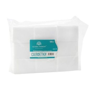 Купити Безворсові серветки Global Fashion для манікюру та педикюру (1000 штук, середньої жорсткості) , ціна 120 грн, фото 1