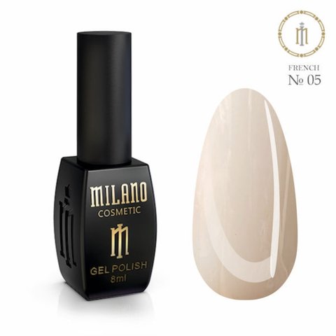Купити Гель лак Milano Cosmetic FRENCH 8 ML №05 8 мл , ціна 135 грн, фото 1