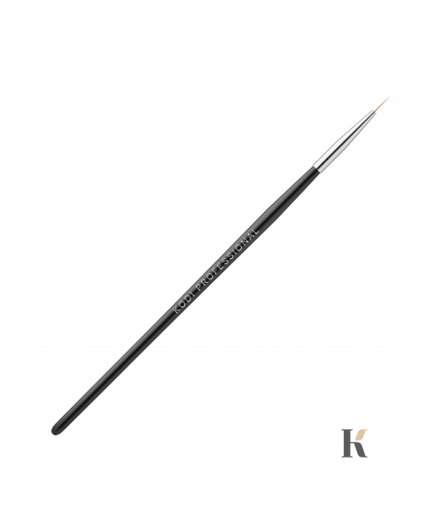 Купити Пензлик Kodi для розпису в тубусі №0 (нейлон, дерев'яна чорна ручка) , ціна 62 грн, фото 1
