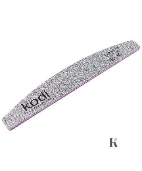 Купить №66 Пилка для ногтей Kodi "Полумесяц" 80/80 (цвет: коричневый, размер:178/28/4) , цена 30 грн, фото 1