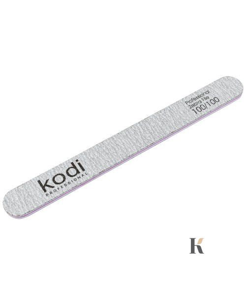 Купити №133 Пилка для нігтів Kodi пряма 100/100 (колір: світло-сірий, розмір: 178/19/4) , ціна 25 грн, фото 1