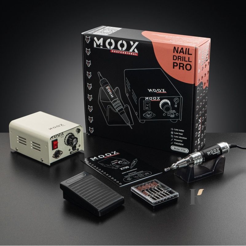 Купити Фрезер Moox X700 55 000 об/хв, 80W для манікюру та педикюру , ціна 1 399 грн, фото 7