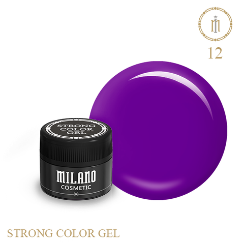 Купити Гель фарба  Milano  Strong Color Gel  12 , ціна 110 грн, фото 1