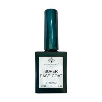 Купить База для гель-лака Global Fashion Super Strong Base Coat (15 мл, универсальная) , цена 189 грн, фото 1