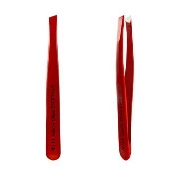 Купить Пинцет для бровей STALEKS PRO EXPERT 11 TYPE 3 Red TE-11/3r , цена 290 грн, фото 1