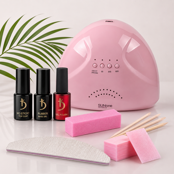 Купить Стартовый набор для гель-лака Kodi с лампой UV/LED SUNone (48 W, pink) , цена 429 грн, фото 1