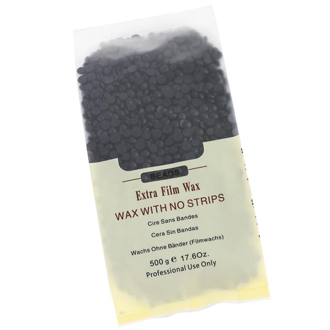 Купити Гарячий віск для депіляції у гранулах Extra Film Wax (500 г, чорний) , ціна 252 грн, фото 1