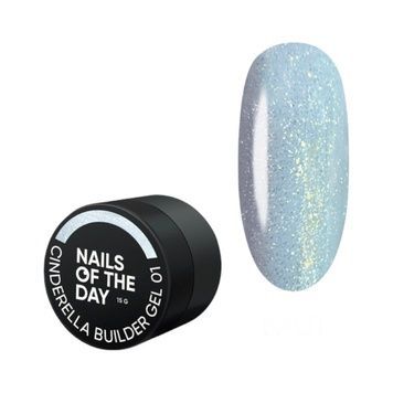 Купити Гель для нарощування NAILSOFTHEDAY Cinderella Builder Gel №01 (15 г, молочний) , ціна 275 грн, фото 1