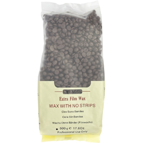 Купити Гарячий віск для депіляції у гранулах Extra Film Wax (500 г, шоколад) , ціна 252 грн, фото 1