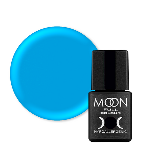 Гель лак Moon Full Breeze color №419 (блакитний-королівський), Breeze Color, 8 мл, Емаль