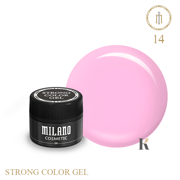 Купити Гель фарба  Milano  Strong Color Gel 14 , ціна 110 грн, фото 1