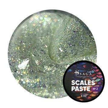 Купити Гель-паста Saga Professional Scales paste №02 (5 мл, срібляста) , ціна 220 грн, фото 1