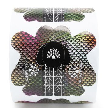 Купити Форми для нарощування нігтів одноразові Global Fashion (змія), 300 шт , ціна 215 грн, фото 1