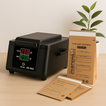 Купити Набір для стерилізації з сухожаровою шафою SM-360C (3 предмети) , ціна 2 245 грн, фото 1