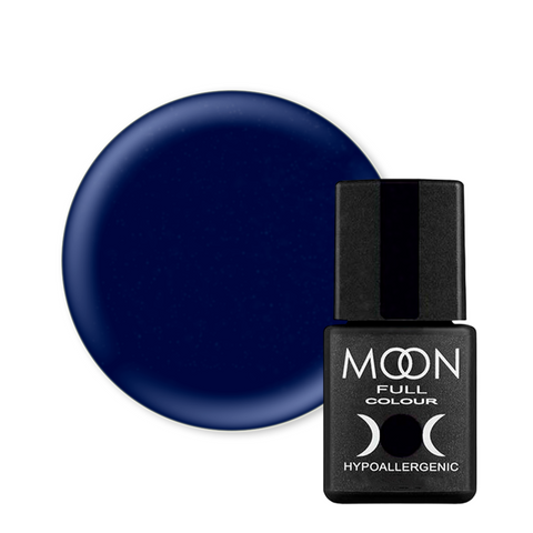 Гель-лак Moon Full Color Classic №175 (синій димчастий), Сlassic, 8 мл, Емаль
