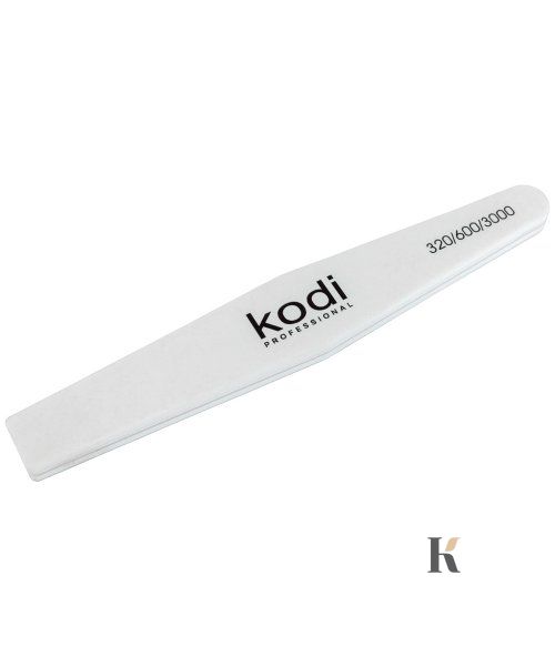 Купити №176 Полірувальник для нігтів Kodi 320/600//3000 (колір: білий, розмір:178*28*7.5 мм) , ціна 72 грн, фото 1