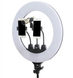 Светодиодная кольцевая лампа R-21 55 см 65 Вт (3 крепления + пульт)