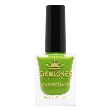 Купить Лак-краска Stamping Paint Designer №14 &ndash; для стемпинга (салатовая, 9 мл) , цена 125 грн, фото 1