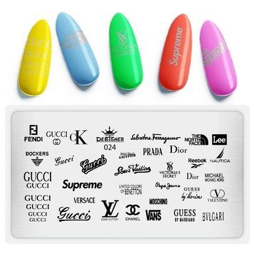 Купить Пластина для стемпинга Designer №024 (12 х 6 см, диск металлический) , цена 55 грн, фото 1