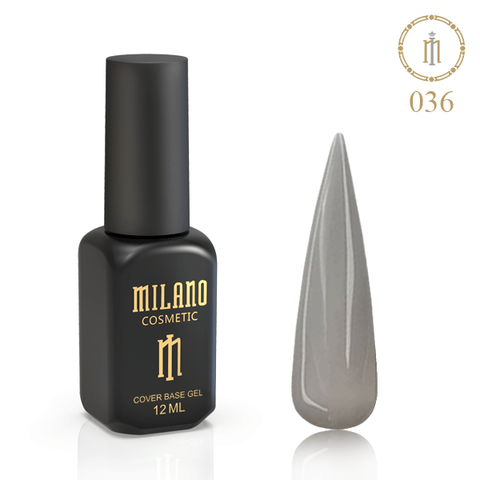 Купити Кольорове базове покриття для гель-лаку Milano Color Cover Base 36 (12 мл, каучукове) , ціна 155 грн, фото 1