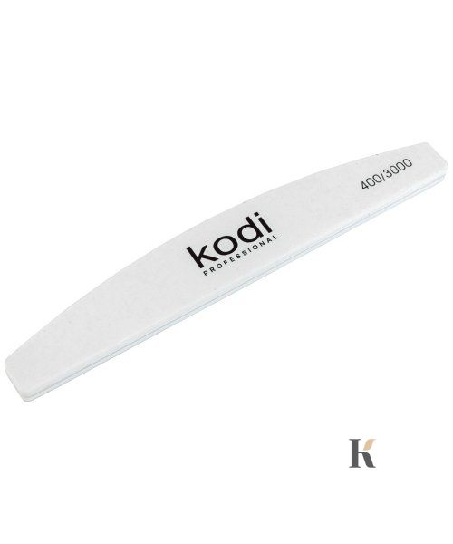 Купити №175 Полірувальник для нігтів Kodi 400/3000 (колір: білий, розмір:178*28*7.5 мм) , ціна 72 грн, фото 1