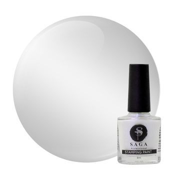 Купить Лак-краска для стемпинга SAGA Professional Stamping Paint Chameleon №06 (8 мл, серебристая) , цена 75 грн, фото 1