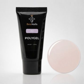 Купить Камуфлирующий полигель Bee Nails 02 молочный, 30 г , цена 200 грн, фото 1