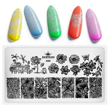 Купити Пластина для стемпінгу Designer №025 (12 х 6 см, диск металевий) , ціна 55 грн, фото 1