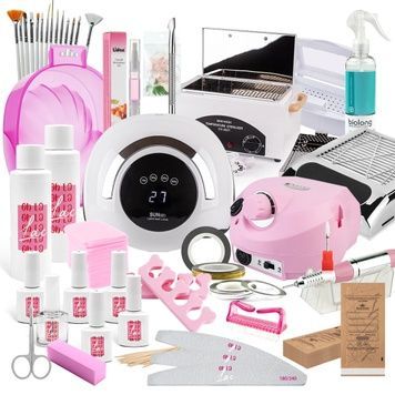 Купить Стартовый набор для маникюра с лампой и фрезером Oh La Lac (лампа Sun 5q-5t 120 вт, фрезер Bucos 35000 об, вытяжка 45 вт, сухожар) , цена 3 290 грн, фото 1