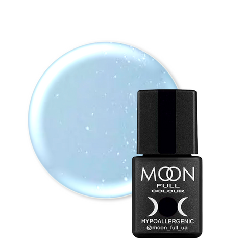 Купить Цветная база Moon Full BARBIE Color 8 мл №02 (нежно-голубой с мелким шиммером) , цена 140 грн, фото 1