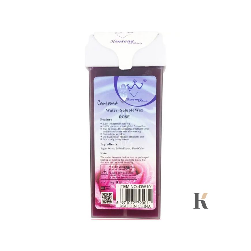 Купити Віск в касеті для депиляції Konsung 100 мл Троянда , ціна 36 грн, фото 1