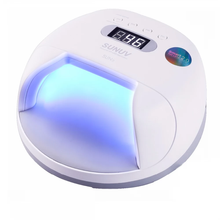 УФ LED лампа для маникюра SUN 7 48 Вт White (на аккумуляторе, с дисплеем, таймер 10, 30, 60, 99 сек)