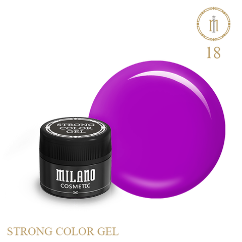 Купити Гель фарба  Milano  Strong Color Gel 18 , ціна 110 грн, фото 1