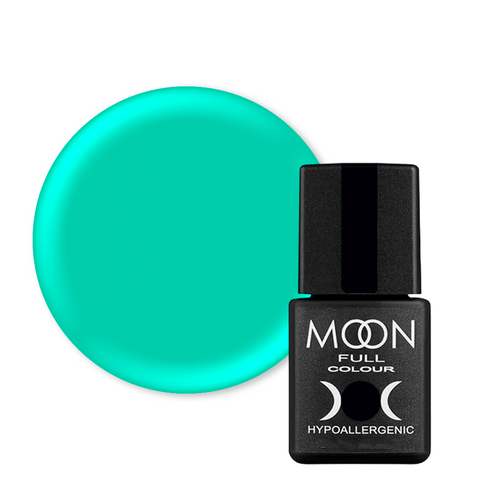 Гель лак Moon Full Breeze color №423 (смарагдово світло-зелений), Breeze Color, 8 мл, Емаль
