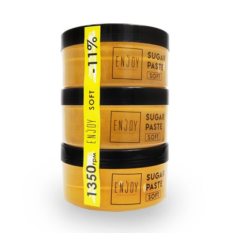 Купити Паста для шугарингу  Gold Collection Soft   Enjoy Professional   1350 ГР , ціна 540 грн в магазині Qrasa.ua
