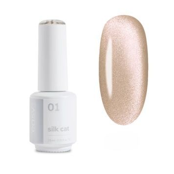 Купить Гель-лак Easy "Silk Cat" №01, светло-бежевый, 7.5 мл , цена 185 грн, фото 1